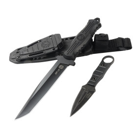 HP-18 Outdoor Straight Fixed Knife Set 2pcs Russian Fixed Hunting Knife UD408773